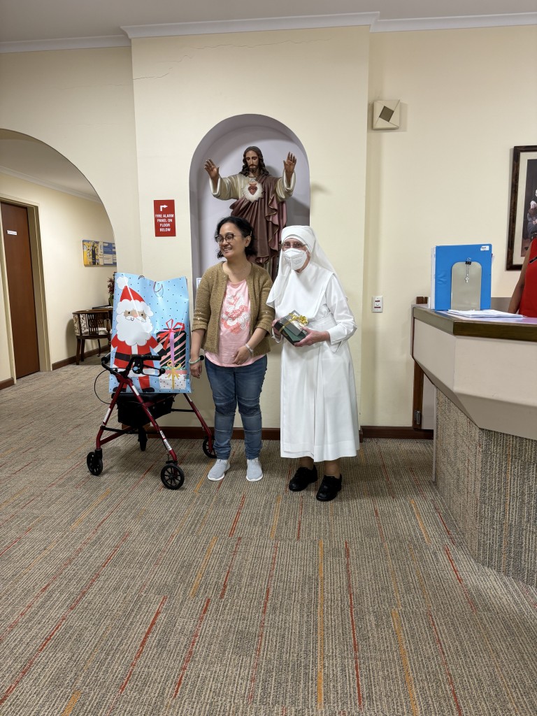 Christmas 2023 Sister Rosemarie and Mary Anne